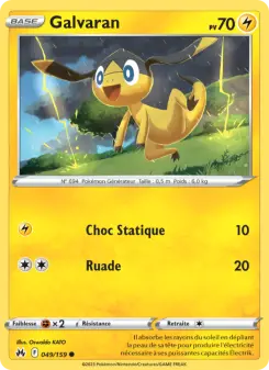 Galvaran — carte 049 de l’extension Zénith Suprême
