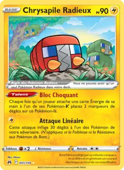 Chrysapile Radieux — carte 051 de l’extension Zénith Suprême