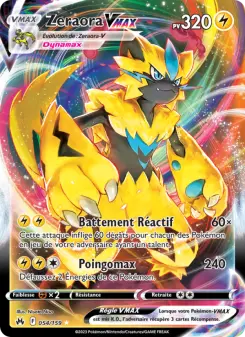 Zeraora VMAX — carte 054 de l’extension Zénith Suprême