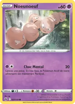 Noeunoeuf — carte 057 de l’extension Zénith Suprême