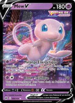 Mew V — carte 060 de l’extension Zénith Suprême