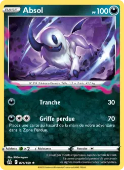 Absol — carte 076 de l’extension Zénith Suprême