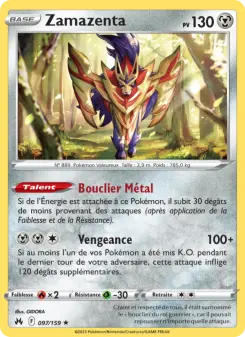 Zamazenta — carte 097 de l’extension Zénith Suprême