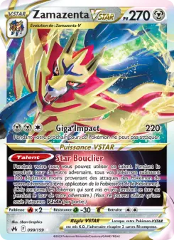 Zamazenta VSTAR — carte 099 de l’extension Zénith Suprême