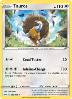 Tauros — carte 106 de l’extension Zénith Suprême