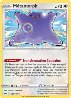 Métamorph — carte 107 de l’extension Zénith Suprême