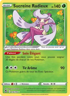 Sucreine Radieux — carte 016 de l’extension Tempête Argentée