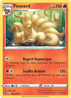 Feunard — carte 018 de l’extension Tempête Argentée