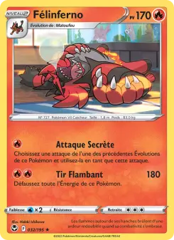 Félinferno — carte 032 de l’extension Tempête Argentée