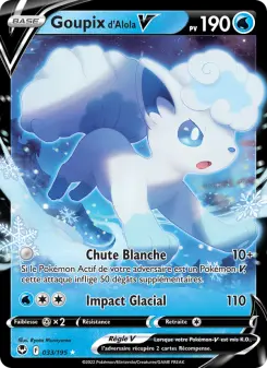 Goupix d'Alola V — carte 033 de l’extension Tempête Argentée