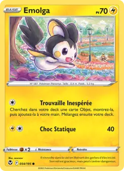 Emolga — carte 054 de l’extension Tempête Argentée