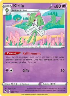 Kirlia — carte 068 de l’extension Tempête Argentée