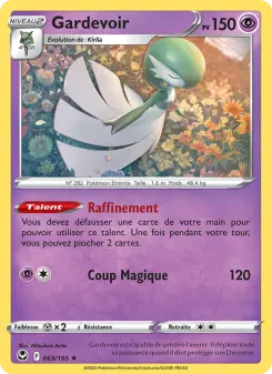 Gardevoir — carte 069 de l’extension Tempête Argentée