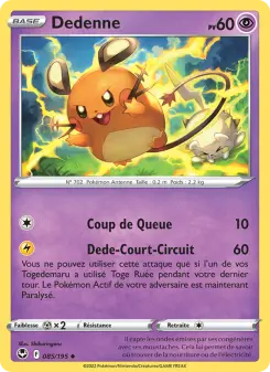 Dedenne — carte 085 de l’extension Tempête Argentée