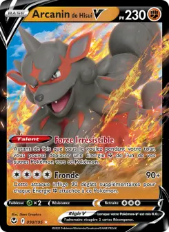 Arcanin de Hisui V — carte 090 de l’extension Tempête Argentée