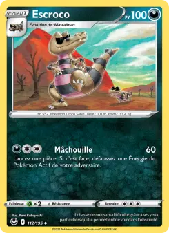 Escroco — carte 112 de l’extension Tempête Argentée