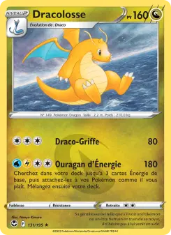 Dracolosse — carte 131 de l’extension Tempête Argentée