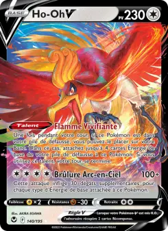 Ho-Oh V — carte 140 de l’extension Tempête Argentée