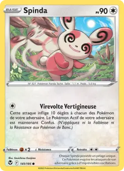Spinda — carte 141 de l’extension Tempête Argentée