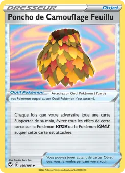 Poncho de Camouflage Feuillu — carte 160 de l’extension Tempête Argentée