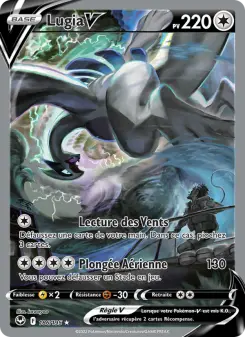 Lugia V — carte 186 de l’extension Tempête Argentée