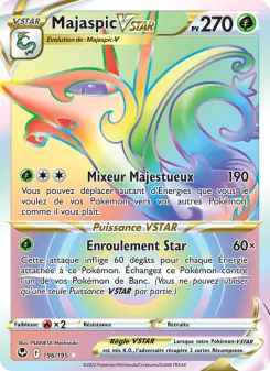 Majaspic VSTAR — carte 196 de l’extension Tempête Argentée