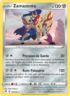 Zamazenta — carte 140 de l’extension Clash des Rebelles