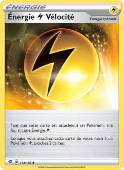 Énergie Lightning Vélocité — carte 173 de l’extension Clash des Rebelles