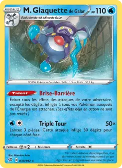 M. Glaquette de Galar — carte 38 de l’extension Clash des Rebelles