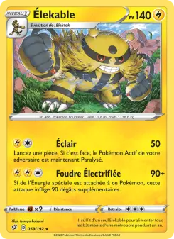 Élekable — carte 59 de l’extension Clash des Rebelles