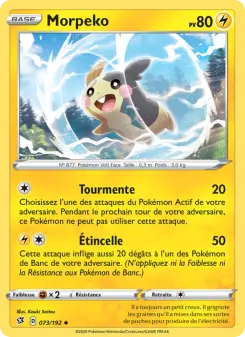 Morpeko — carte 73 de l’extension Clash des Rebelles