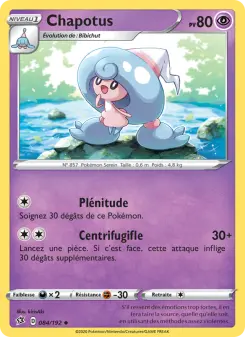 Chapotus — carte 84 de l’extension Clash des Rebelles