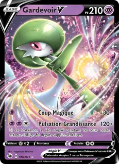 Gardevoir V — carte 16 de l’extension La Voie du Maître