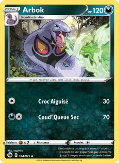 Arbok — carte 34 de l’extension La Voie du Maître