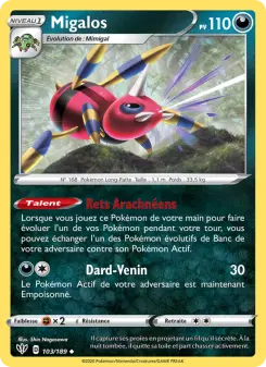 Migalos — carte 103 de l’extension Ténèbres Embrasées