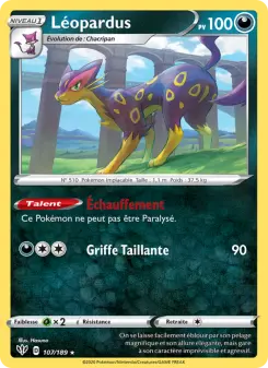 Léopardus — carte 107 de l’extension Ténèbres Embrasées