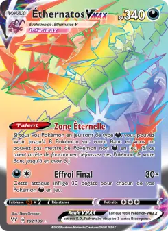 Éthernatos VMAX — carte 192 de l’extension Ténèbres Embrasées