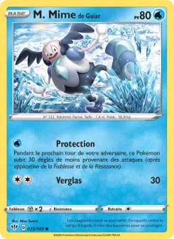 M. Mime de Galar — carte 35 de l’extension Ténèbres Embrasées