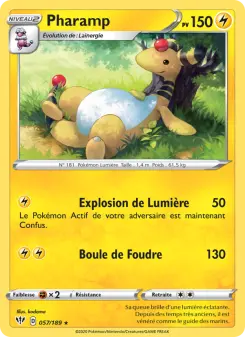 Pharamp — carte 57 de l’extension Ténèbres Embrasées