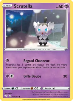 Scrutella — carte 73 de l’extension Ténèbres Embrasées