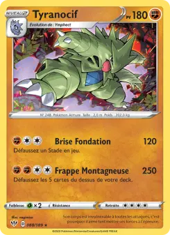 Tyranocif — carte 88 de l’extension Ténèbres Embrasées