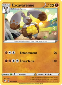 Excavarenne — carte 96 de l’extension Ténèbres Embrasées