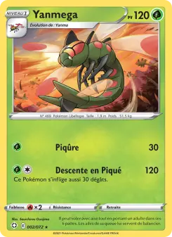 Yanmega — carte 2 de l’extension Destinées Radieuses