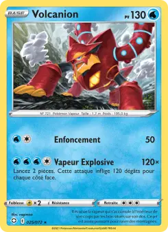 Volcanion — carte 25 de l’extension Destinées Radieuses