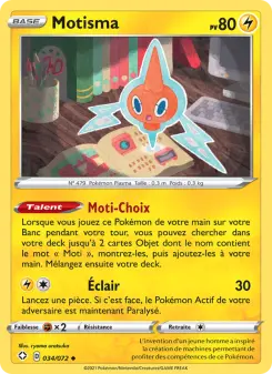 Motisma — carte 34 de l’extension Destinées Radieuses
