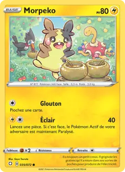 Morpeko — carte 35 de l’extension Destinées Radieuses