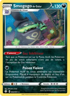 Smogogo de Galar — carte 42 de l’extension Destinées Radieuses