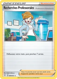 Recherches Professorales (Professeure Keteleeria) — carte 60 de l’extension Destinées Radieuses
