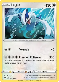 Lugia — carte 132 de l’extension Voltage Éclatant