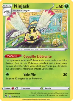 Ninjask — carte 14 de l’extension Voltage Éclatant
